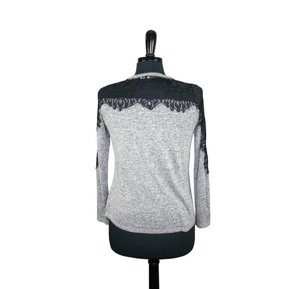 Rewind Top Sheer Black Lace Pullover Whimsygoth Grunge Dark Romance XS - Picture 2 of 4
